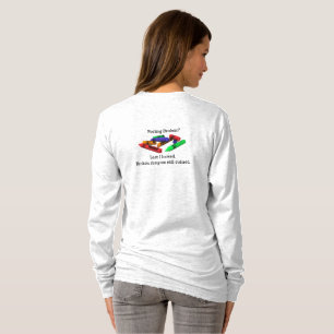 T-shirt à manches longues pour femmes Broken Crayo