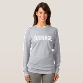 T-shirt à manches longues pour femmes COURAGE (Devant entier)