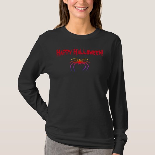 T-shirt à manches longues pour femmes d'Halloween  (Devant)