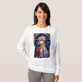 T-shirt à manches longues pour femmes Divine Misér (Devant entier)