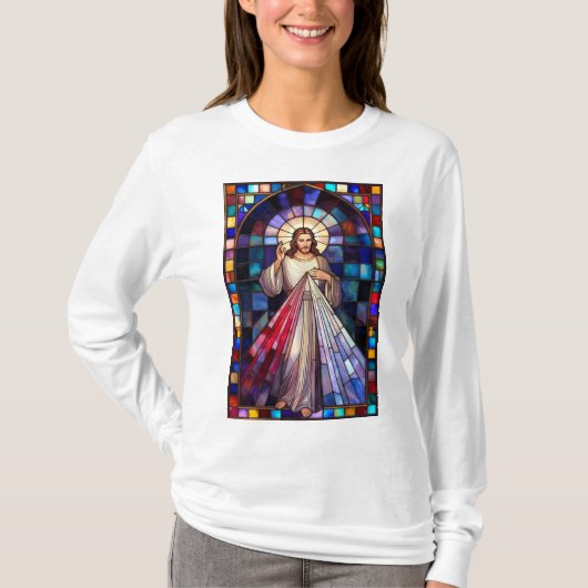 T-shirt à manches longues pour femmes Divine Misér (Devant)
