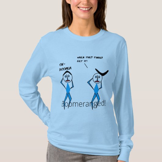 T-shirt à manches longues pour femmes en pleine ef (Devant)