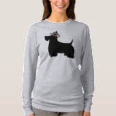 T-shirt à manches longues pour femmes Scottish Ter (Devant)