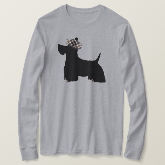 T-shirt à manches longues pour femmes Scottish Ter (Design devant)