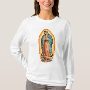 T-shirt à manches longues pour femmes Vierge de Gu