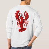 T-shirt à manches longues pour Homard rouge (Dos)