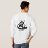 T-shirt à manches longues pour homme (Dos entier)