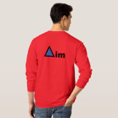 T-shirt à manches longues pour hommes (Dos entier)