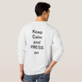 T-shirt à manches longues pour hommes (Dos entier)