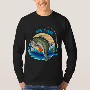 T-shirt à manches longues pour hommes de pêche