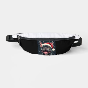 T-Shirt à manches longues pour Noël avec Bouledogu