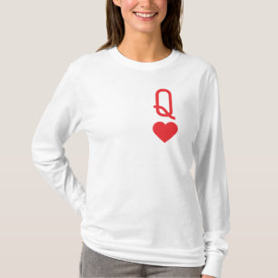 T-shirt à manches longues Queen of Hearts