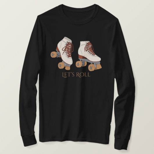 T-Shirt à manches longues Roller Skates (Design devant)
