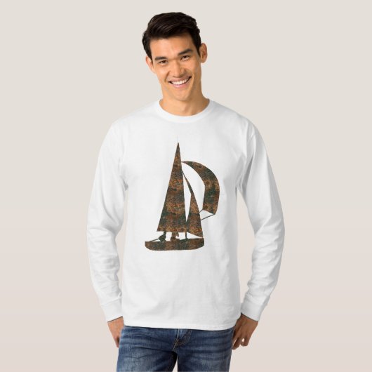T-Shirt à manches longues Rust Sailing (Devant entier)