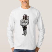 T-Shirt à manches longues Space Cocker Spaniel (Devant)