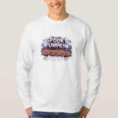 T-Shirt à manches longues Spooky Pumpkin Patch Hal (Devant)