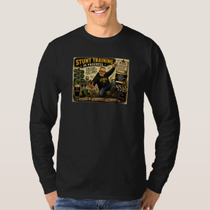 T-shirt à manches longues sur la carrière de casca