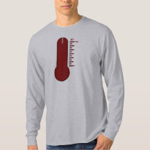 T-Shirt à manches longues Thermomètre de Stress