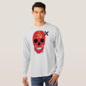 T-shirt à manches longues URSS HANDSKULL B2 (Devant entier)