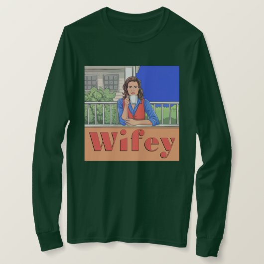 T-shirt à manches longues vertes (Design devant)