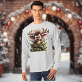 T-Shirt à manches longues Wacky Reindeer