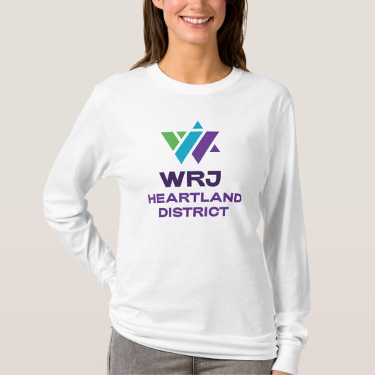T-shirt à manches longues WRJ Heartland avec logo  (Devant)
