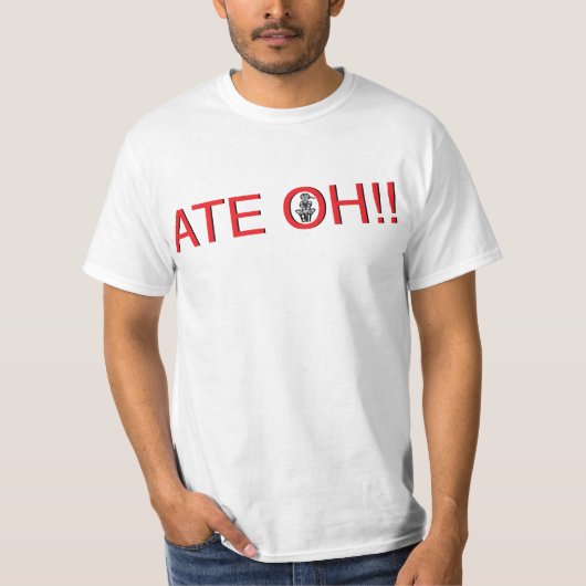 T-SHIRT A MANGÉ L'OH (Devant)