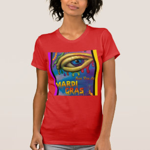 T-shirt À Mardi Gras Eye