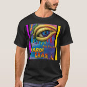 T-shirt À Mardi Gras Eye (Devant)