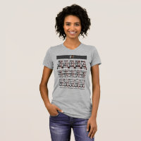 T-shirt à message caché - FYI je ne peux pas être