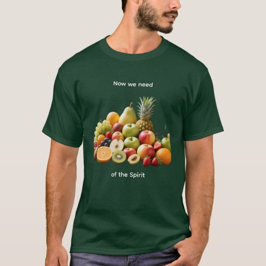 T-shirt A modern and Minimalist Fruits of Spirit (Devant)