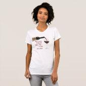 T-shirt À moitié vide, à moitié plein, besoin de p (Devant entier)