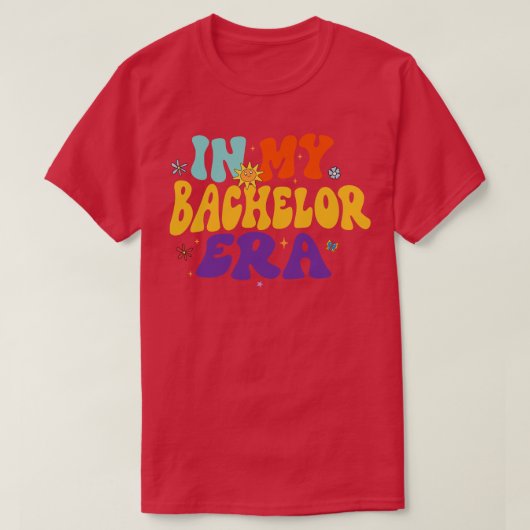 T-shirt À Mon Époque De Bachelor (Design devant)