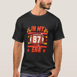 T-shirt À mon ère 87 Fan de football américain Hommes Femm