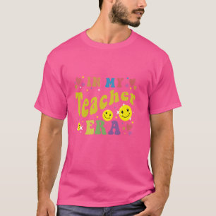 T-shirt À mon ère d'enseignant Rétro Groovy Retour à l'éco