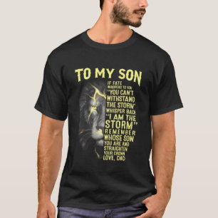 T-shirt À mon fils, ton père d'amour