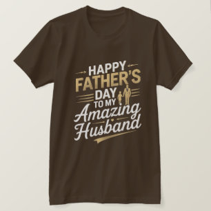 T-shirt À mon mari Extraordinaire - Fête du Père de coeur
