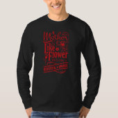 T-shirt A Mother Is Like A Flower Each One Is Beautiful & (Devant)