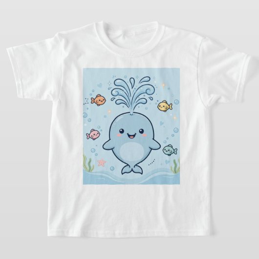 T-shirt à motif baleine (Poser)