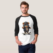 T-Shirt à motif ours (Devant entier)