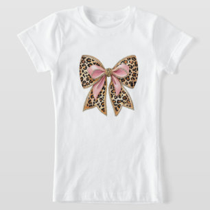 T-Shirt à noeud papillon coquet moderne