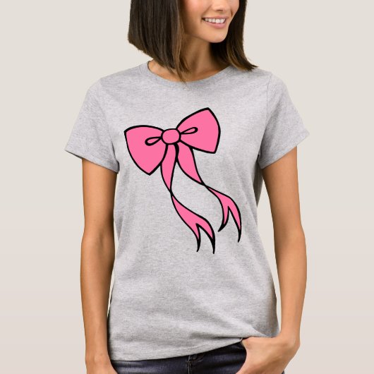 T-Shirt à noeud papillon rétro (Devant)