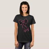 T-Shirt à nœud rétro (Devant entier)
