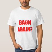 À nouveau Baon ? Texte rouge Unisex