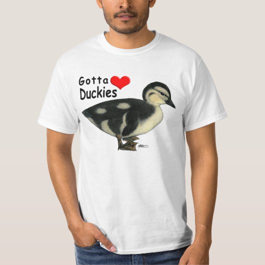 T-shirt A obtenu d'aimer Duckies (Devant)