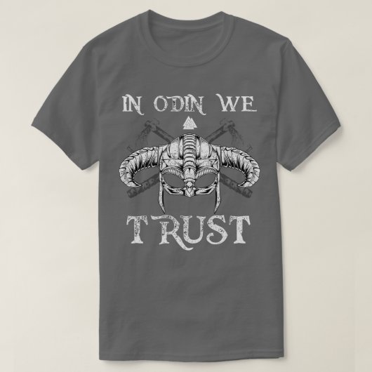 T-shirt A Odin nous faisons confiance à Valhalla 14 (Design devant)