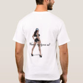 T-shirt À où est-ce que mes hynas est ? (Dos)