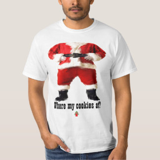 T-shirt À "où mes biscuits ?" Pièce en t de Noël