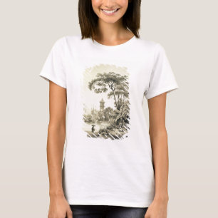 T-shirt A Pagoda on the Macao-Canton Canal, plate 21 from