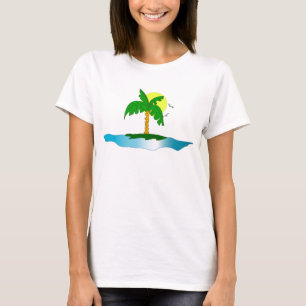 T-shirt à palmier